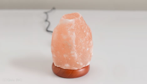 Rock salt lamp