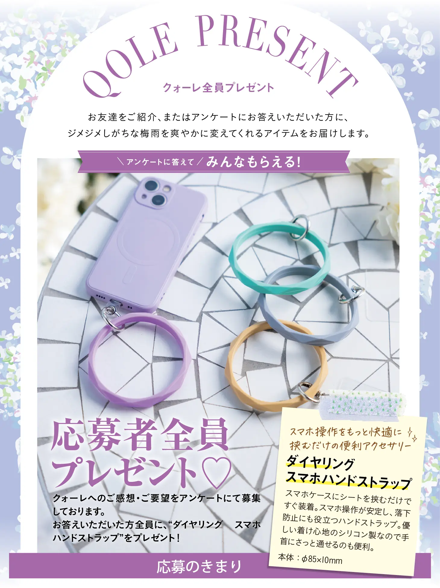 QOLE PRESENT! 全員プレゼント